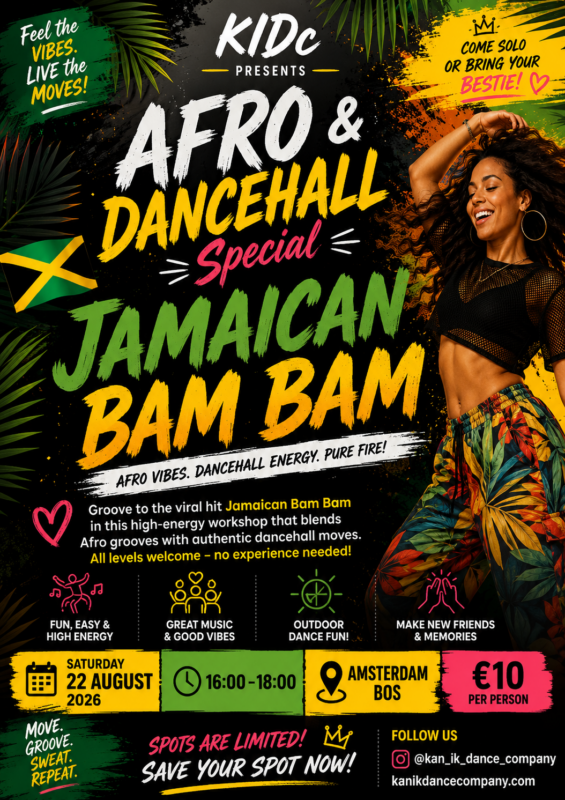 Afro and Dancehall special on Jamaican Bam Bam