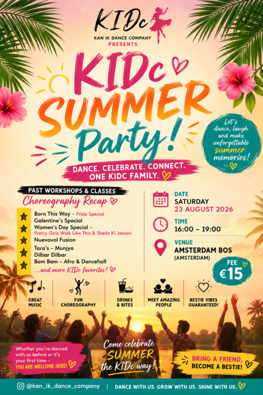 KIDc Summer End Dance Workshops and Party